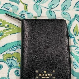 NWOT Kate Spade Black Wellesley Agenda w/ inserts